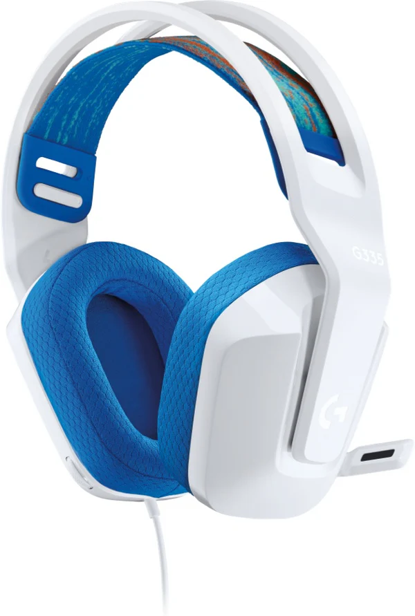 A. LOGITECH G335,3.5MM,ESTEREO;BLANCO