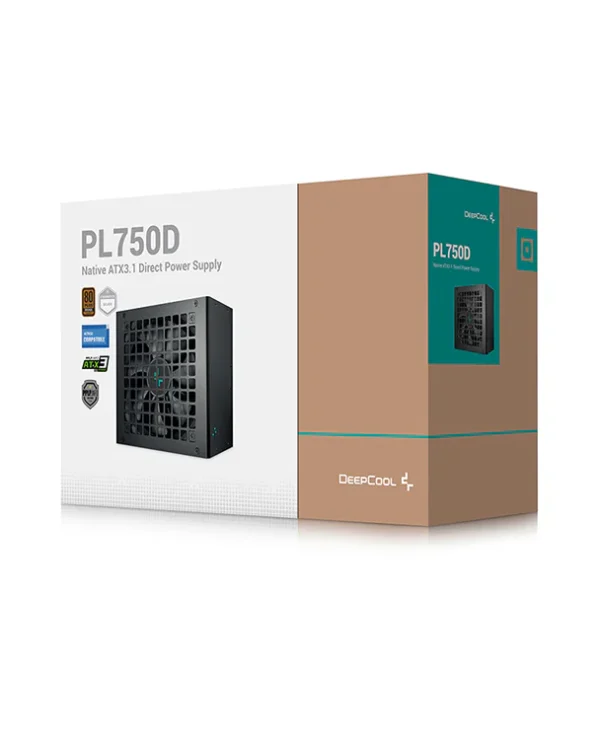 FP. DEEPCOOL PL750D, 80 PLUS BRONZE, 750W
