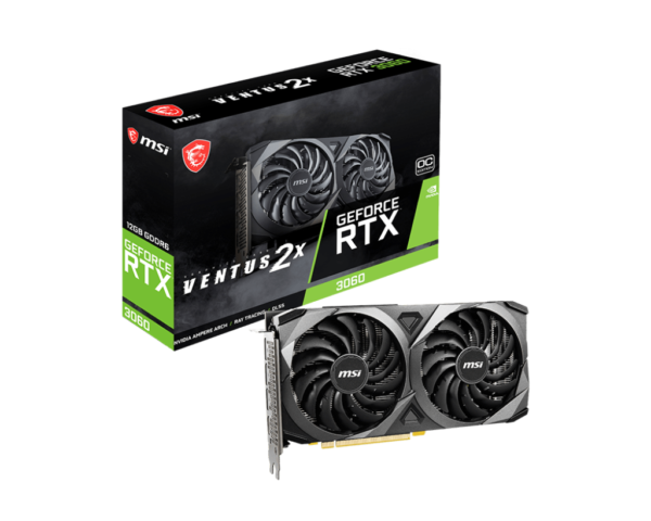 T.Video MSI NVIDIA GEFORCE RTX 3060 VENTUS 2X 12GB OC GDDR6