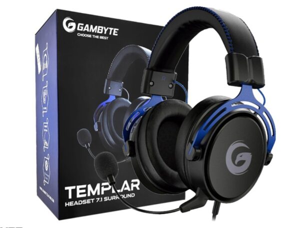 A. Gambyte Templar 7.1, Color Azul, Gaming 7.1
