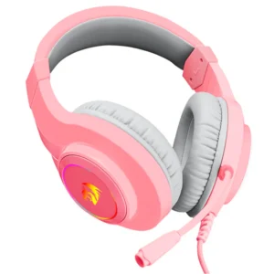A. REDRAGON HYLAS H260,3.5MM,ESTEREO,RGB,ROSADO