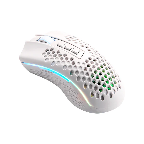 MG. REDRAGON STORM PRO M808-KS | INALAMBRICO | 16,000 DPI | RGB | BLANCO