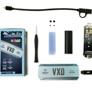 CASE PORTABLE PATRIOT VIPER GAMING VXD 860, PARA SSD M.2 PCIe, RGB