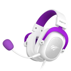 A. HAVIT H2002D,3.5 MM ,BLANCO - MORADO