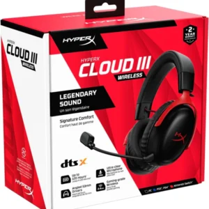 A. HYPERX CLOUD III | INALAMBRICO | 7.1 | ROJO