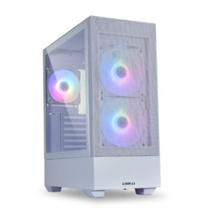 CASE LIAN LI LANCOOL 205 MESH WHITE, ARGB, V/TEMPLADO, USB TIPO C