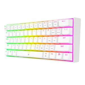 TG. REDRAGON DRAGONBORN K630 | ESPAÑOL | MECANICO | SW-RED | RGB | BLANCO