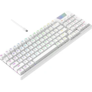 TG. HAVIT KB885L,MECANICO,SW-RED,RGB,BLANCO