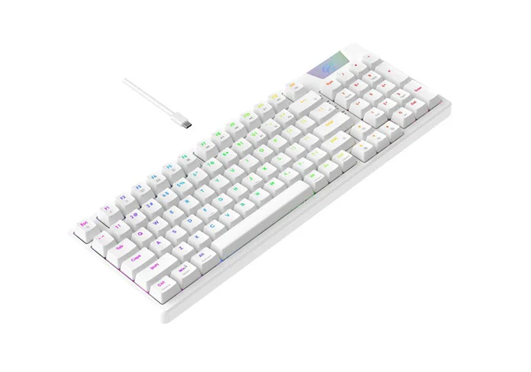 TG. HAVIT KB885L,MECANICO,SW-RED,RGB,BLANCO