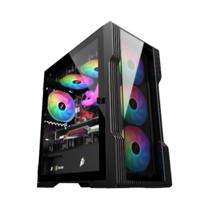 CASE ANTRYX FX 630M BLACK, FAN x3 ARGB, V/TEMPLADO