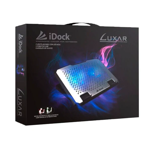 CPL.  IDOCK LUXAR | 2 VENTILADORES | ALUMINIO