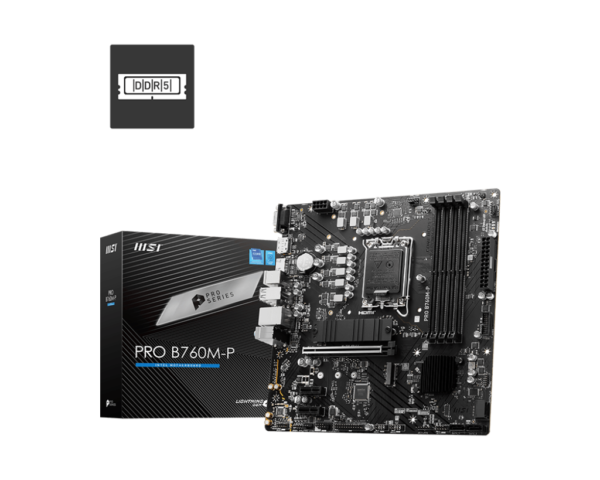 PM. MSI PRO B760M-P, DDR5, LGA 1700