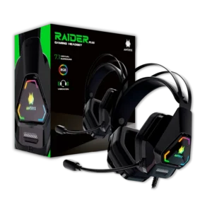 A. ANTRYX RAIDER PLUS BLACK 7.1 VIRTUAL SURROUND RGB