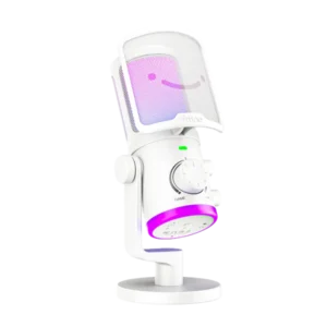 MIC. FIFINE AM6 | CONDENSADOR | RGB | BLANCO