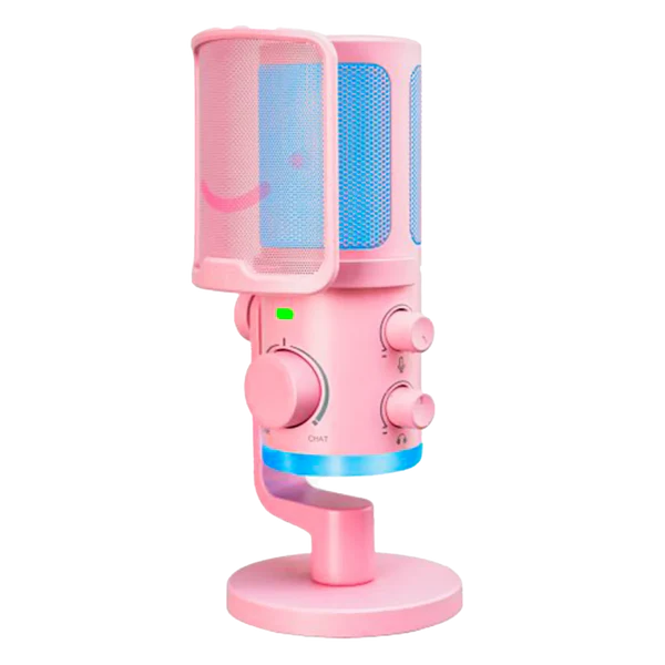 MIC. FIFINE AM6 | CONDENSADOR | RGB | ROSADO