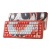 TG. REDRAGON UCAL PRO K673AK ANIME| INGLES | INALAMBRICO | SW-MINT | RGB | BLANCO-ROJO