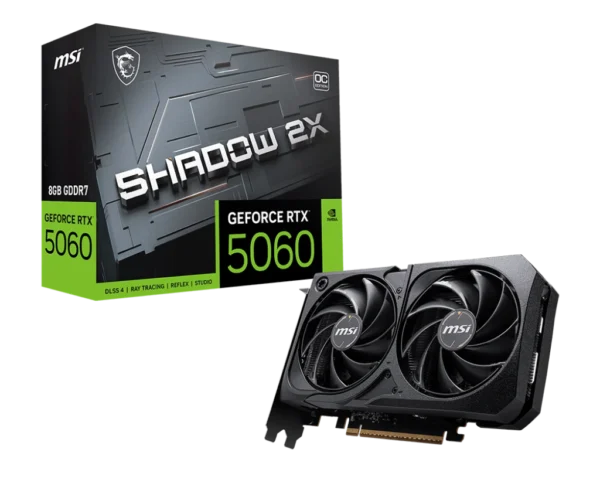 T.Video MSI GEFORCE RTX 5060 8GB SHADOW 2X OC, GDDR7, 128 Bit