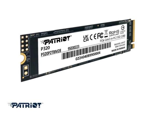 SSD M.2 Patriot 512gb P320 2280, Gen3, Nvme