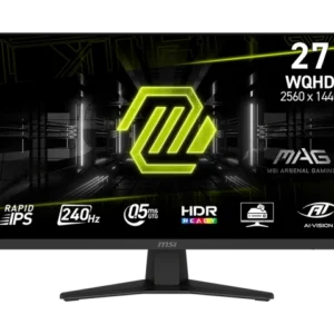 MONITOR MSI MAG 274QF X24, 27" RAPID IPS, WQHD, 240Hz, 0.5ms, FreeSync Premiun