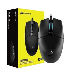 MG. CORSAIR KATAR PRO, HASTA 12400 Dpi, 6 Botones Programables, Rgb, Negro