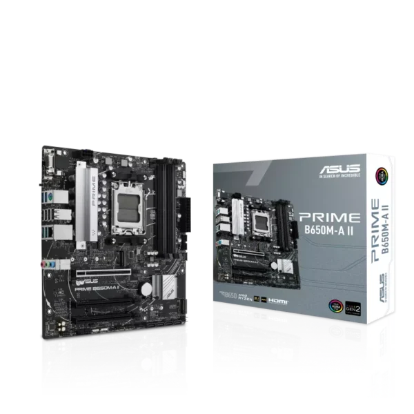 PM. ASUS PRIME B650M-A II, DDR5, AM5, AMD
