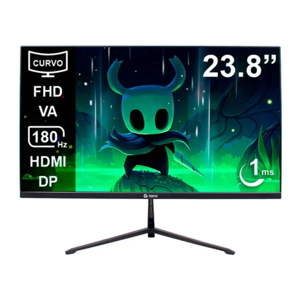 MONITOR GAMING TEROS TE-2476G, 23.8" CURVO VA, FHD, 180Hz, 1ms, FreeSync