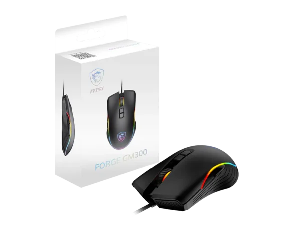 MG. MSI FORGE GM300, 7200 DPI, RGB