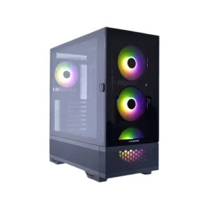 CASE GAMER IFORGAME X5, V/TEMPLADO, ARGB