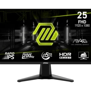 MONITOR MSI MAG 255F E20, 24.5" RAPID IPS, FHD, 200Hz, 0.5ms, FreeSync