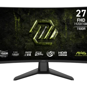 MONITOR MSI MAG MAG 274CF X24, 27" CURVO RAPID VA, FHD, 240Hz, 0.5ms, FreeSync