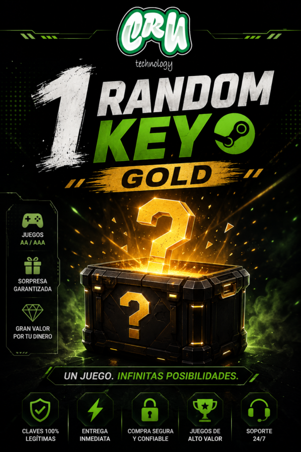 1 Random Steam Game - Gold - Steam Key | Global