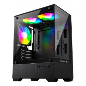 CASE THELION GLATIATOR GL45, 3 COOLER ARGB, V/TEMPLADO